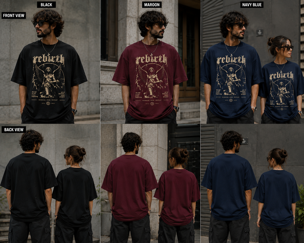 Premium Oversized Unisex Terry- knit Tee