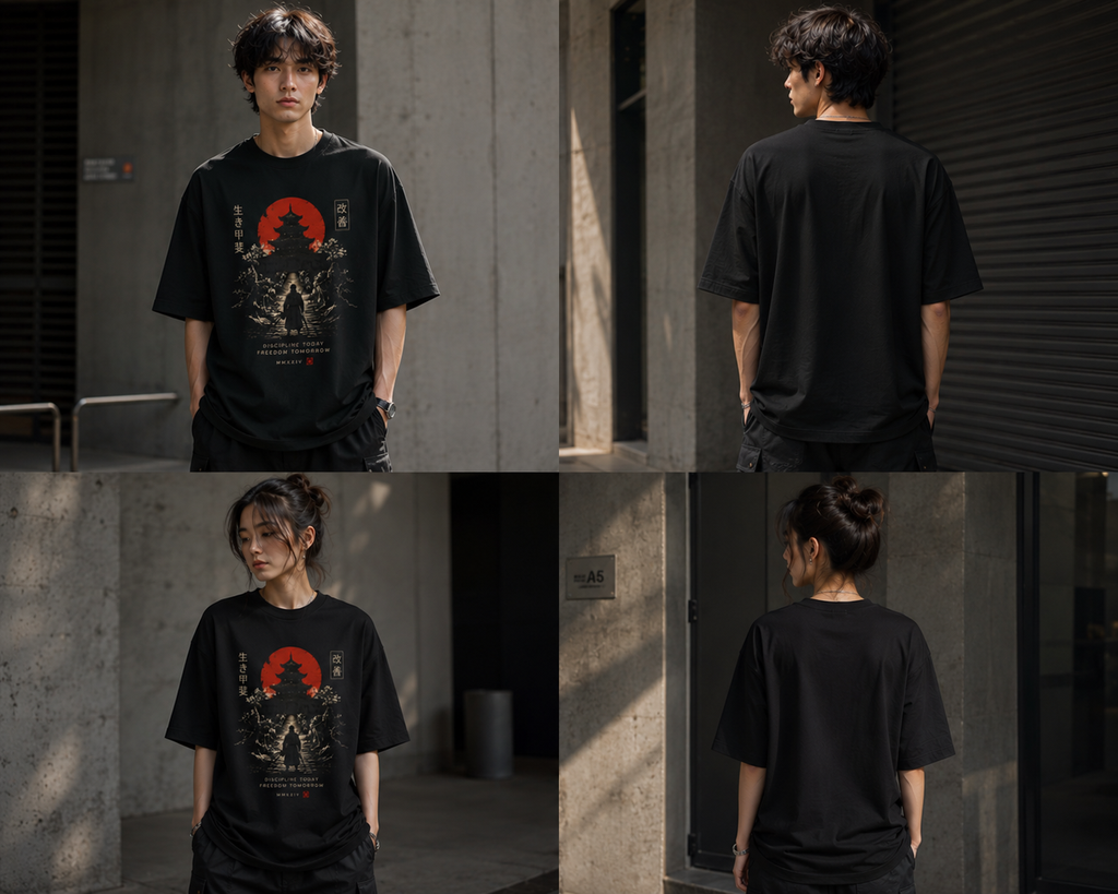 Premium Oversized Unisex Terry - knit Tee