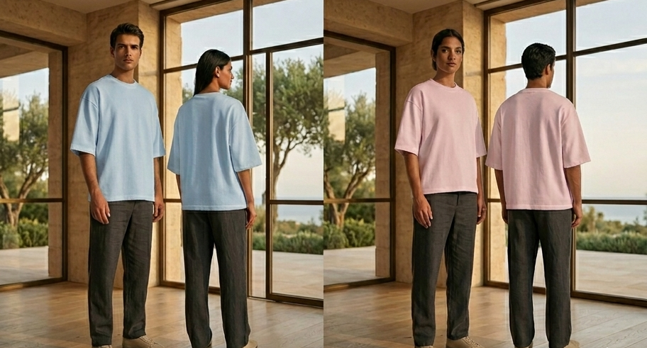 Premium Oversized Terry-Knit Tee