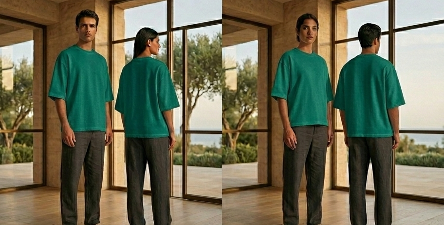 Premium Oversized Terry-Knit Tee