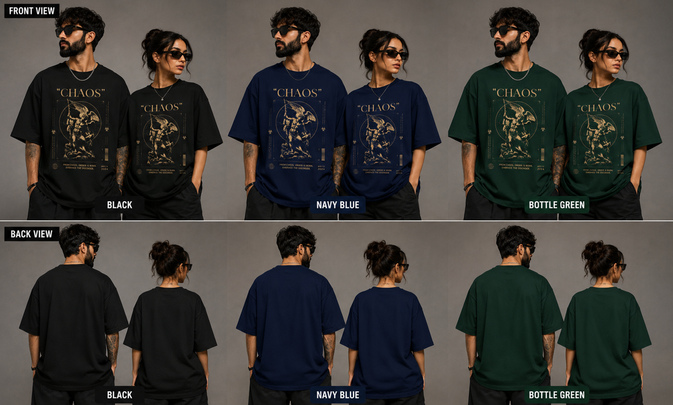 Premium Oversized Unisex Terry- knit Tee
