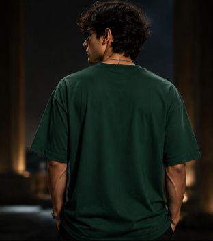 Premium oversized Men Terry‑ knit Tee